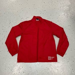 DKNY NYC Nylon Jacket Mens Size Medium Red